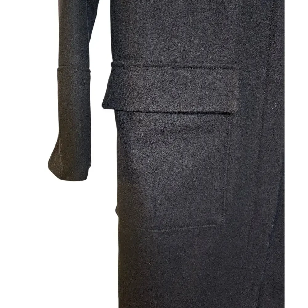 Kate Spade Saturday Black Dark Academia Preppy Goth Wool Coat